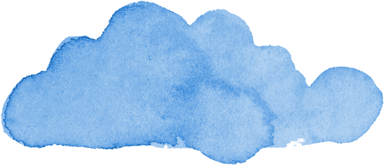 8 Blue Watercolor Cloud Png Transparent Onlygfxcom - Snow