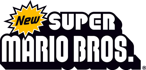 New Super Mario Bros - New Super Mario Bros Logo Png