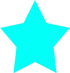 Star Clipart - Sky Blue Star Clipart Png