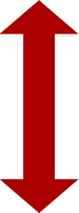 Double Arrow Png Red - Double Red Arrow Png