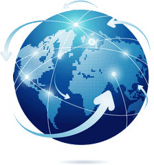 Download Transparent Globe Logo Hd Png - Logo Globe Png