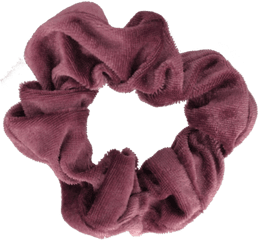 Velvet Scrunchie Black - Scarf Png