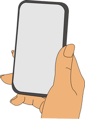 Iphone Clip Art - Clipartingcom Hand Holding Phone Clipart - Free PNG