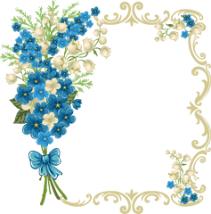 Httpflowerillustcomimgflowerflower - Frame038png Border Beautiful Flowers Design