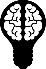 Bright Light Therapy Mechanism Evidence Effectiveness - Light Bulb Brain Icon Png