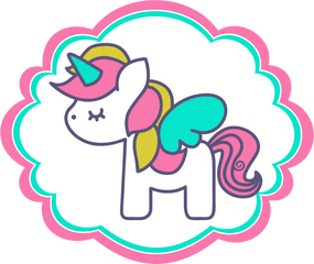 Clipart De Unicornios Para Scrapbook - Kawaii Unicorn Png Desenho Para Colorir Unicornio Bebe