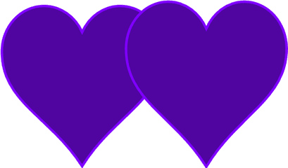 Double Lined Purple Hearts Png Clip Arts For Web - Clip Arts Heart Purple Clipart Purple