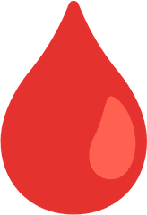 Drop Of Blood Emoji - Leukemia Lymphoma Society Png