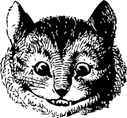 Alice In Wonderland Rabbit Transparent Png - Stickpng Cheshire Cat Adventures In Wonderland