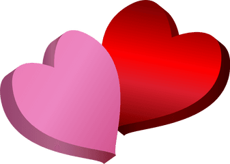 Library Of Clip Black And White Red Heart Png Files - Red And Pink Hearts