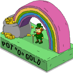 Pot O Gold Float The Simpsons Tapped Out Wiki Fandom - Cartoon Png