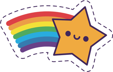 Cartoon Rainbow Png Images Free - Cartoon Rainbow Png