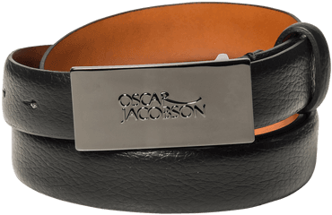 Logo Leather Belt - Oscar Jacobson Belt Png