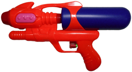 Multicolor Holi Toy Water Gun - Water Gun Png