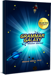 Grammar Galaxy Yellow Star Print Mission Manual - Graphic Design Png