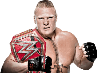 Brock Lesnar - Brock Lesnar With Universal Champion Png