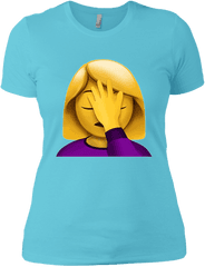 Facepalm Emoji T - Shirt Newest Face Palm Unisex Hd Tee Next Facepalm Shirt Png