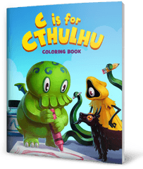 C Is For Cthulhu Coloring Book - Monsters Of Cthulhu Book Png