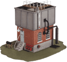 Model Kit Oo Square Water Tower - Water Tower Png