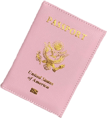 Light Pink Passport Cover - Printing Png