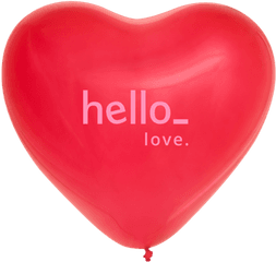 Heart - Shaped Balloons Helloprint Balloon Png