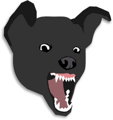 Ferocious Dog Svg Transparent - Transparent Background Angry Dogs Png