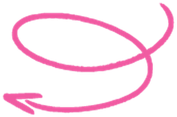 Set Of Pink Hand - Highlighting Arrow Png