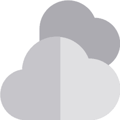 Cloudy Cloud Png Icon 27 - Png Repo Free Png Icons Heart