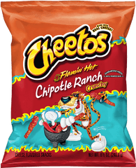 Cheetos Crunchy Flamin Hot Chipotle - Chipotle Ranch Hot Cheetos Png