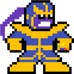 Pixilart - Ponytail Thanos By Sushibro Cartoon Png