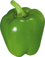 Green Bell Pepper Transparent Png - Green Paprika Png