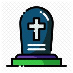 Tombstone Icon - Cross Png