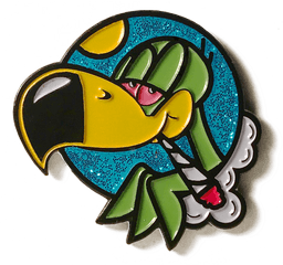 Green Flamingo - Ginsberg Studio Emblem Png