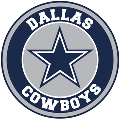 Dallas Cowboys Circle Logo Vinyl Decal - Dallas Cowboys Png