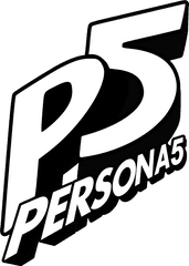 Persona 5 Logo In The Style Of P5s - Persona 5 Logo Transparent Png