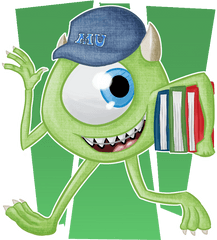 Monsters University Mike Wazowski Art - Mike Wazowski Cartoon Png