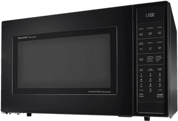 Sharp Appliances - Smc1585bb Sharp Carousel Countertop Microwave Oven Png