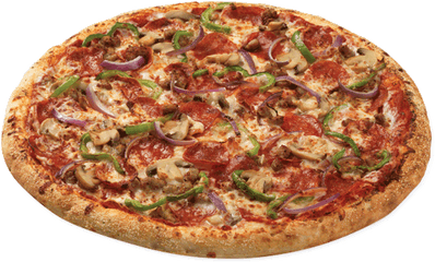 Large Supreme Pizza - Menu Speedy CafÃ© Supreme Pizza Transparent Png