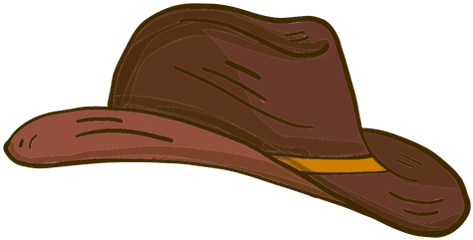 Transparent Png Svg Vector File - Cartoon Transparent Background Cowboy Hat