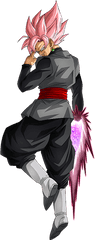 Goku Black Background Png - Black Goku Ssj Rose Render