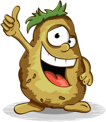 Mash Potato - Laughing Potato Clipart Full Size Clipart Cartoon Potato Thumbs Up Png