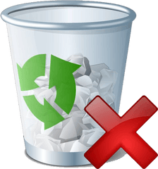 Delete Red X Button Png High Quality Image All - Delete Garbage