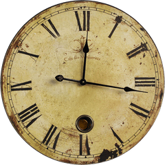 Vintage Wall Clock Png Clipart - Full Size Clipart 1958223 Old Wall Clock Png