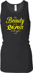 This Beauty Is A Beast - Active Tank Png