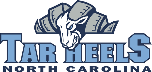 Unc Tar Heels Logo Png Transparent - University Of North Carolina Logo