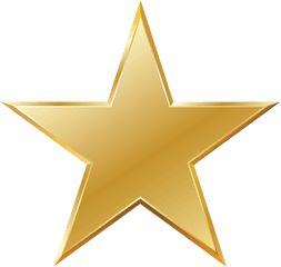 Clip Art - Transparent Background Gold Star Icon Png