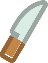 Knife Clipart Free 1 - Clipart World Horizontal Png