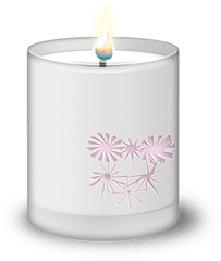 Frosted Glass Candle Icon - Diwali Icons Softiconscom Candles In Glass Transparent Png