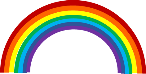 Rainbow Clipart Transparent Background 2 862199 - Png Transparent Background Rainbow Clipart