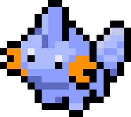 Download Hd Mudkip - Pokemon Pixel Art Mudkip Transparent Mudkip Pixel Art Png